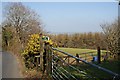 Footpath, Road, Pasture, Woodland