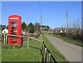 Public telephone box at Greenhead