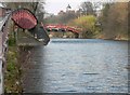 Two bridges on the Grand Union Canal in Leicester