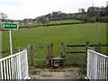 Stile on path between M66 and A56