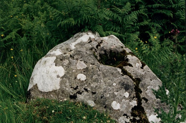 A Cupped Marked Stone
