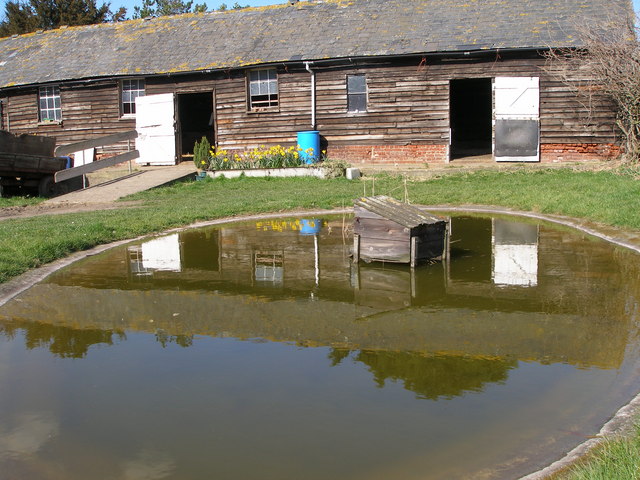 Duck pond & stables Buckland Farm