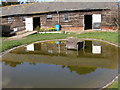 TQ7374 : Duck pond & stables Buckland Farm by Daywalker