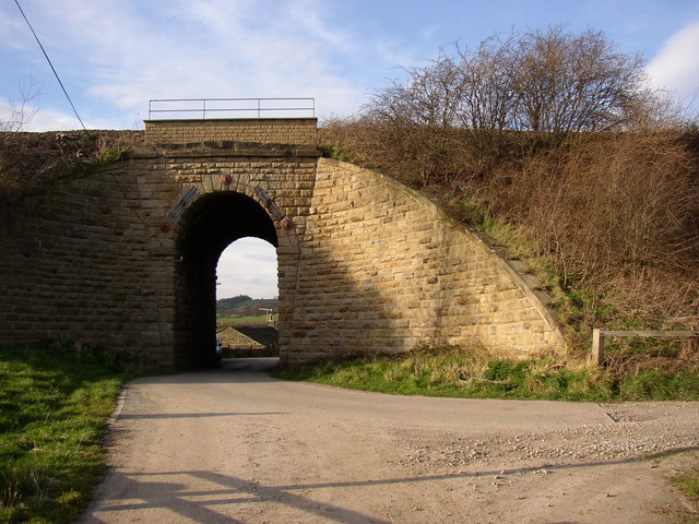 Bridge under the railway, Castley