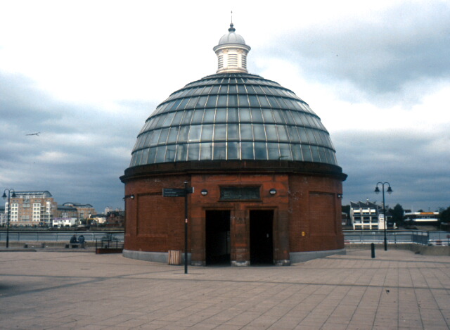 Entrance to Greenwich foot tunnel
