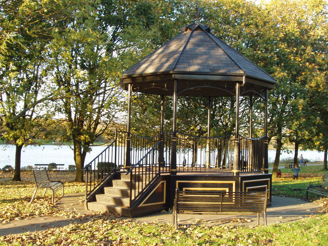 Yeadon Tarn bandstand