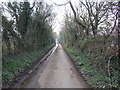 Looking down Stony Lane, Attleborough