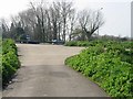 Junction of minor road with E bound carriageway of Thanet Way