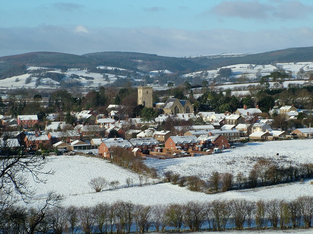 Leintwardine village from Church Hill © Peter Evans cc-by-sa/2.0 ...