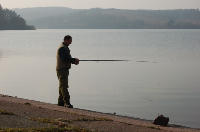 Angler - Usk Reservoir