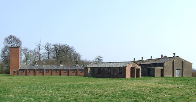 Disused Buildings near Cranmoor Lodge... © Roger D Kidd cc-by-sa/2.0 ...