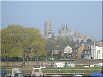 TL5479 : View towards Ely Cathedral by Stanley Howe