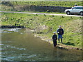 View from the bridge over the River Wye at Upperdale