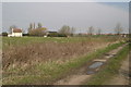 Track and farm view