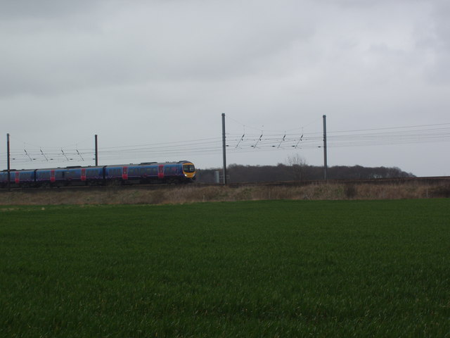 Train heading for Leeds, near Colton Junction