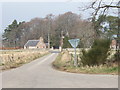 Driveway entrance to Breda House