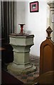 St Mary, Congerstone, Leics - Font