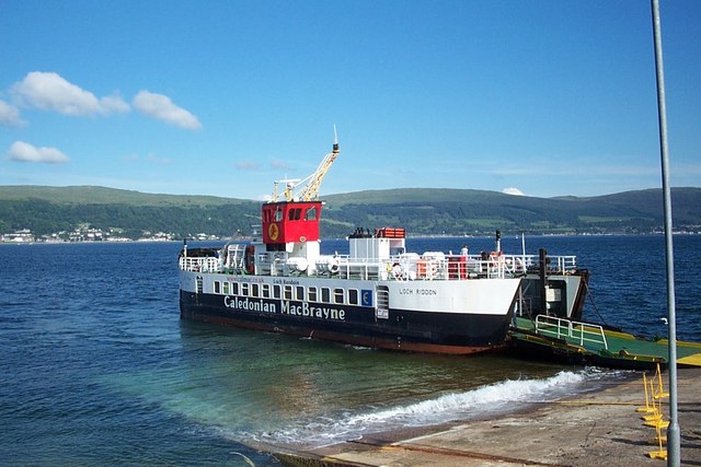 Cal Mac ferry Loch Riddon with Largs in... © Elliott Simpson ...