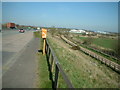 Footpath and road side by side