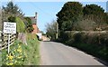 The lane into High Offley