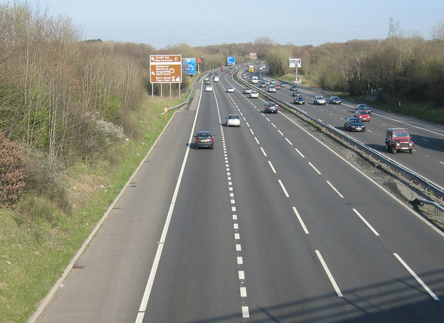 Four Lane M4, South Wales.