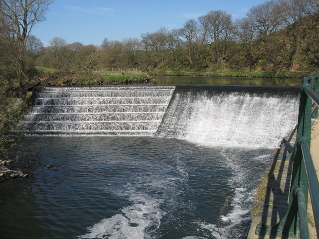River Irwell and Burrs Weir