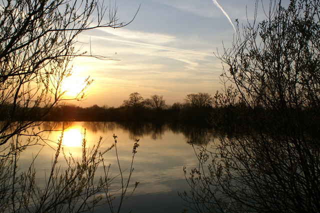 Farm reservoir at Broomshawbury