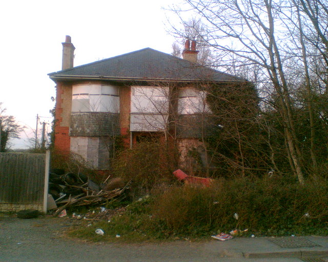 Derelict Property on A548, Gwespyr © Michael C ccbysa/2