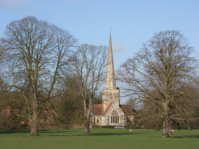 Shottesbrooke Park and the church