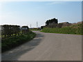 Junction of country lanes at Treffynnon