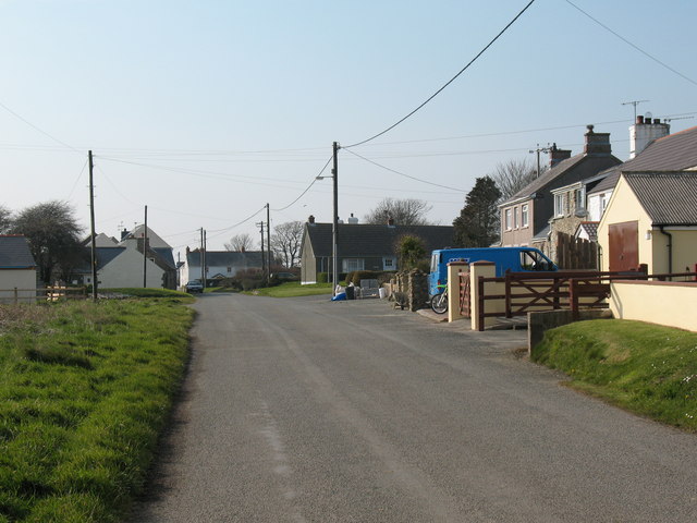 Llandeloy village street © Gordon Hatton :: Geograph Britain and Ireland