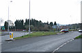 Roundabout on A456 at Hayley Green
