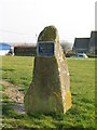 Monument on village green at Little Newcastle