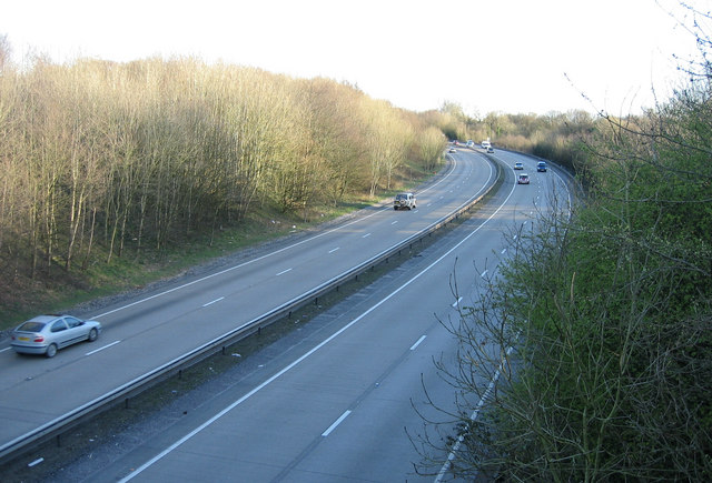 View from The Drope Road bridge.