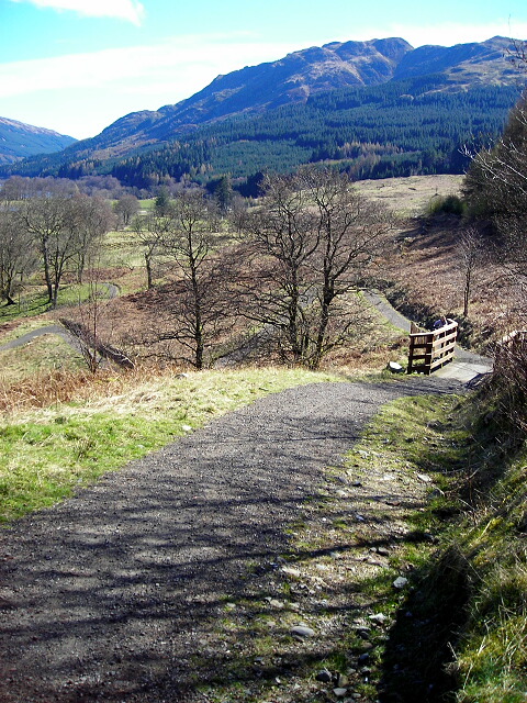 Steep Section on Callander to Strathyre Cycleway