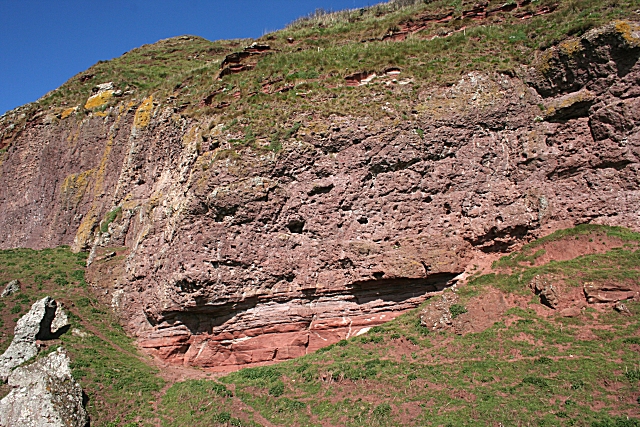 Devonian Rocks © Anne Burgess :: Geograph Britain and Ireland