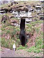 NZ0886 : Grotto on the Hart Burn by John Watson