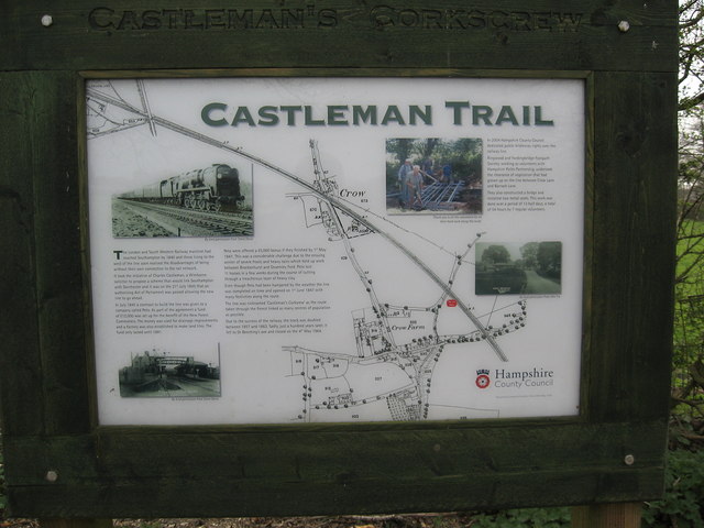 Castleman Trail, Crow, Ringwood © Stuart Buchan :: Geograph Britain and ...