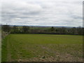 Looking over Barton-le-Street into the Vale of Pickering