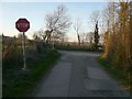 Approaching Crow Lane Junction with B6014