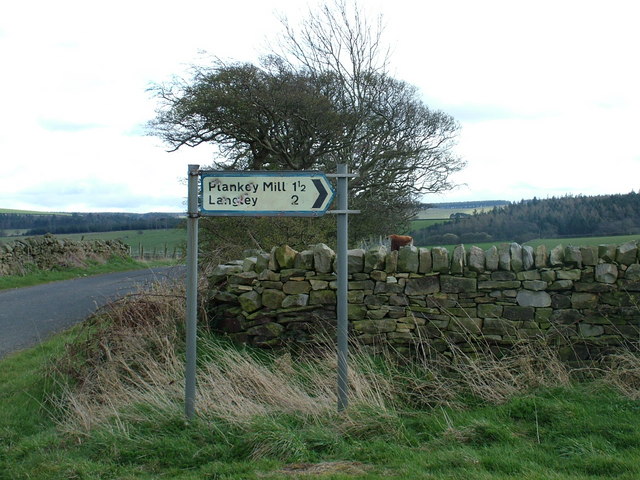 Roadsign to Plankey Mill