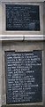 Names on Ledbury War Memorial (Left)