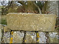 NY8888 : Carved stone name sign for Coldtown by Phil Catterall