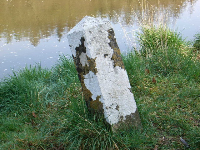Milestone on Boyne Navigation Canal