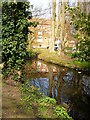 Twymans Mill reflected in the mill stream