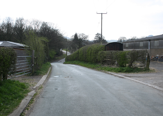 Uffmoor Lane beside Uffmoor farm