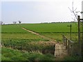 Footpath across field