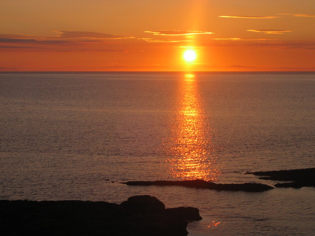Sunset over the Moray Firth