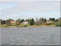 TG3317 : Houses overlooking Hoveton Little Broad by Nick Smith