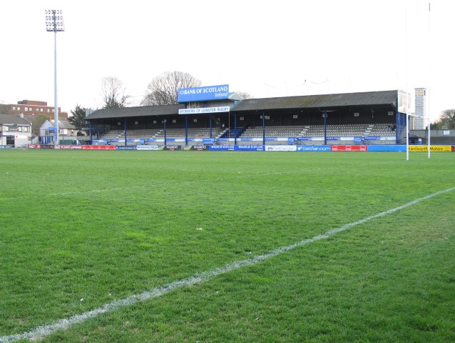 Main stand at Leinster rugby ground